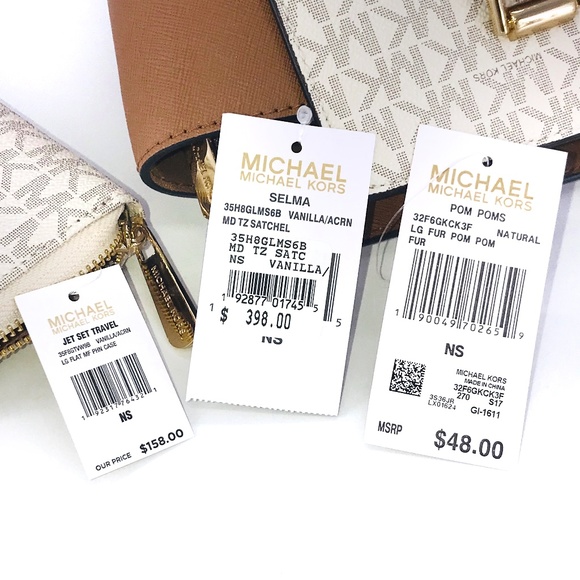 3PCS Michael Kors Selma Stud Satchel Wallet Charms - Picture 8 of 8